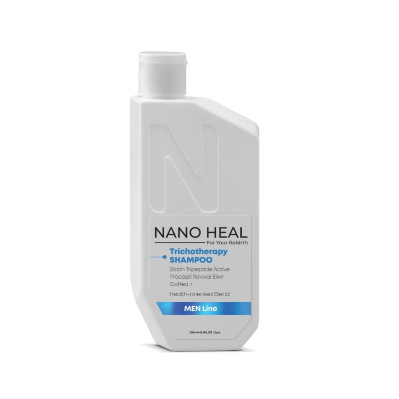 شامپو تریکوتراپی آقایان نانوهیل ۲۵۰ میلی‌لیتر (Nano Heal Trichotherapy Shampoo Men Line 250 ml)