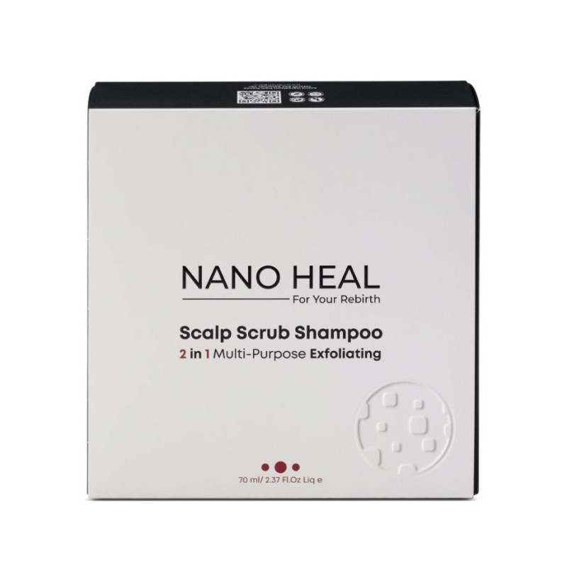 شامپو اسکراب پوست سر نانوهیل ۷۰ میلی‌لیتر (Nano Heal Scalp Scrub Shampoo 2 in 1 Multi-Purpose Exfoliating 70 ml)