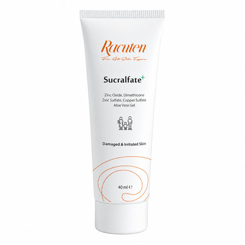 کرم ترمیم‌کننده سوکرالفیت پلاس راکوتن ۴۰ میلی‌لیتر (Racuten Sucralfate+ Repair Cream 40 ml)