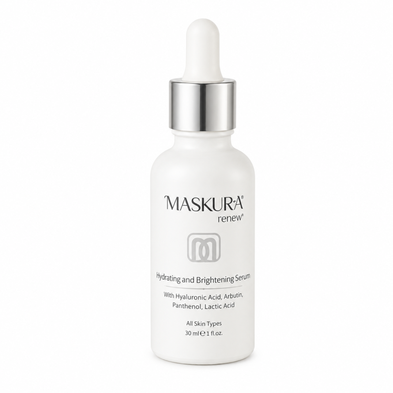 سرم آبرسان و روشن‌کننده ماسکورا رینیو مناسب انواع پوست، ۳۰ میلی‌لیتر (Maskura Renew Hydrating and Brightening Serum for All Skin Types, 30 mL)