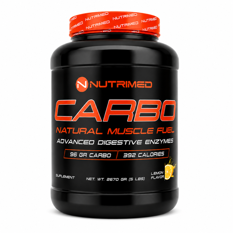 پودر کربو نوتریمد با طعم لیمو، ۲۶۷۰ گرم (Nutrimed Carbo Natural Muscle Fuel Lemon, 2670 g)