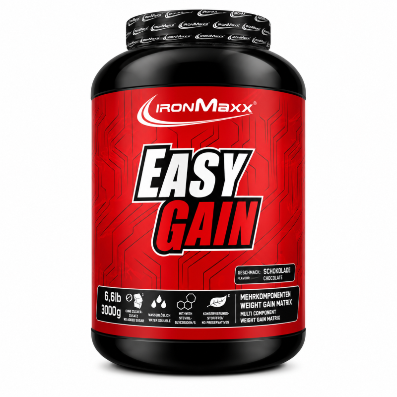 پودر ایزی گین آیرون مکس با طعم شکلات، ۳۰۰۰ گرم (IronMaxx Easy Gain Chocolate, 3000 g)