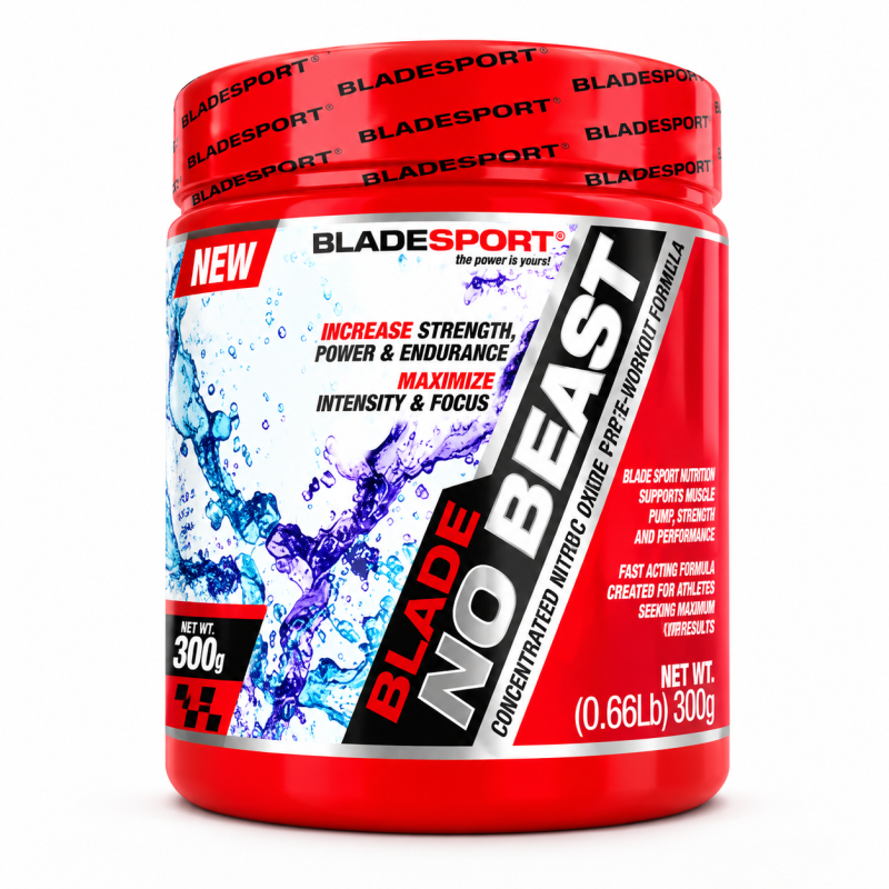 پودر نیتریک اکسید بلید نو بیست بلید اسپرت ۳۰۰ گرم BladeSport Blade No Beast Pre-Workout 300 g