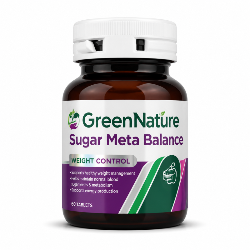 قرص گرین نیچر شوگر متا بالانس ۶۰ عددی Green Nature Sugar Meta Balance 60 Tablets