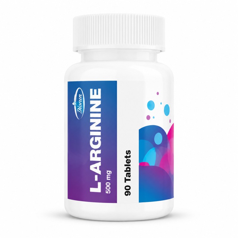 ال-آرژنین ۵۰۰ میلی‌گرم دی نورم ۹۰ عددی Dionorm L-Arginine 500 mg 90 Tablets