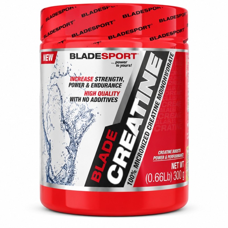 پودر کراتین مونوهیدرات بلید اسپرت ۳۰۰ گرمی BladeSport Creatine Monohydrate Powder 300 g