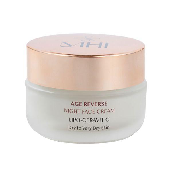 کرم شب ضدچروک ایج ریورس ام اچ آی مناسب پوست خشک و خیلی خشک  MHI Age Reverse Night Face Cream