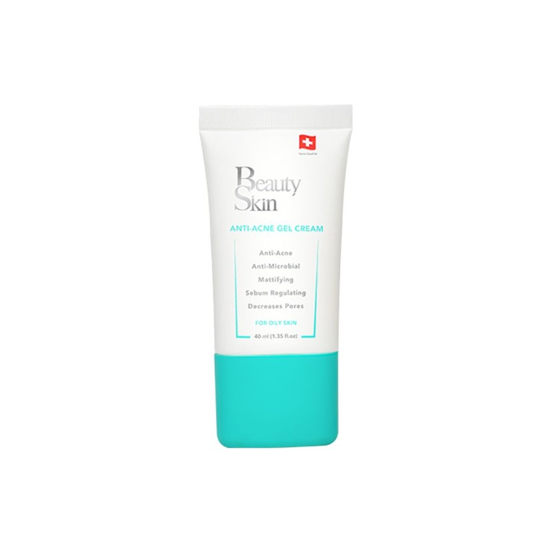 ژل کرم ضدجوش بیوتی اسکین مناسب پوست چرب، ۴۰ میلی‌لیتر  Beauty Skin Anti-Acne Gel Cream, 40 mL
