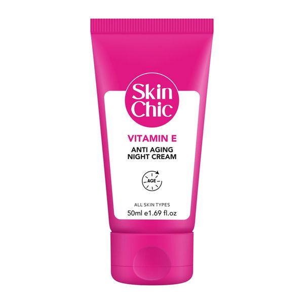 کرم شب ضد پیری ویتامین E اسکین شیک / Skin Chic Vitamin E Anti Aging Night Cream