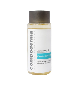 شوینده مایع صورت پاک‌کننده کامپودرما / Compoderma Clearing Skin Wash (Liquid Syndet Face Wash)
