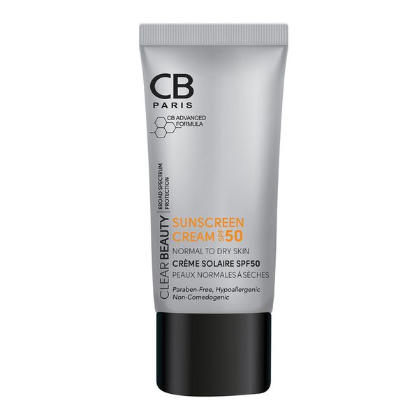کرم ضدآفتاب CB Paris SPF 50 پوست نرمال تا خشک / CB Paris Sunscreen Cream SPF 50 (Normal to Dry Skin)