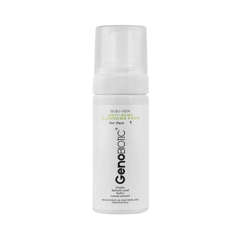 فوم شستشوی ضد آکنه ژنوبایوتیک / Genobiotic Sebu-Gen Anti-Acne Cleansing Foam