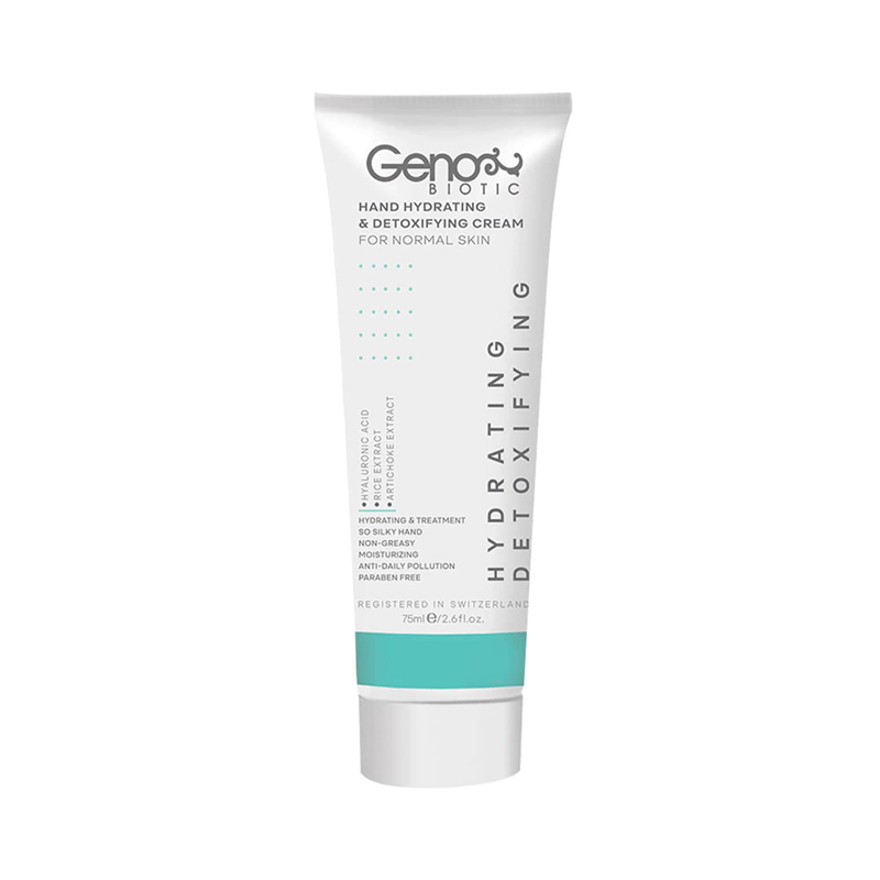 کرم دست آبرسان و سم‌زدایی‌کننده ژنوبایوتیک / Genobiotic Hand Hydrating & Detoxifying Cream