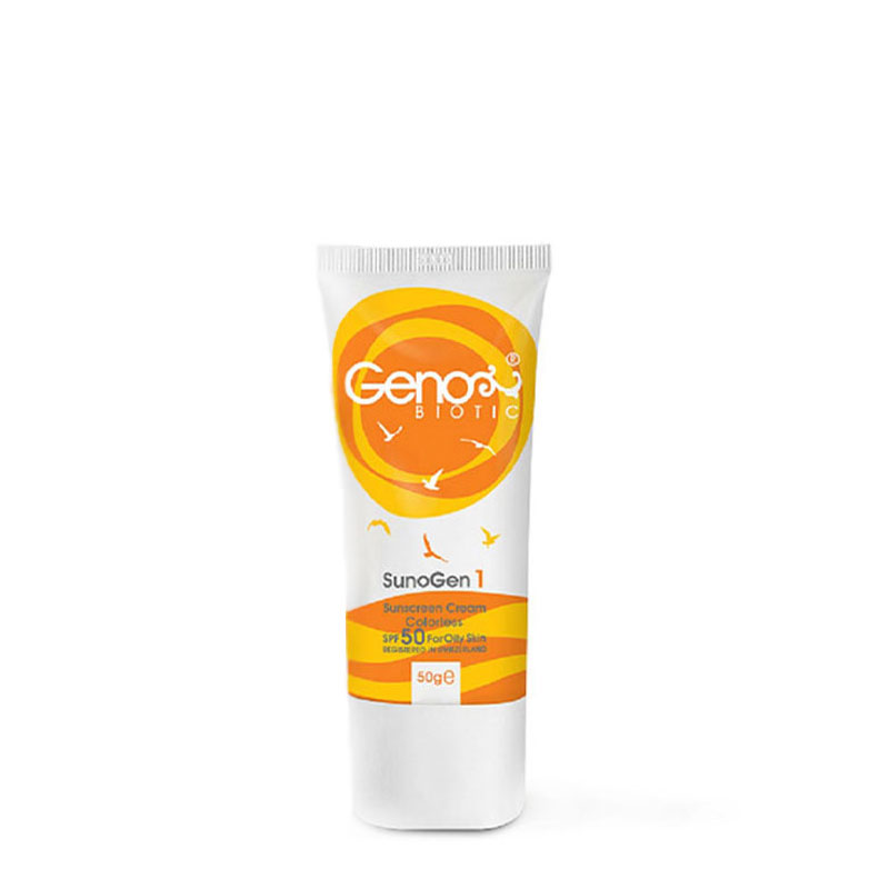 کرم ضدآفتاب  ژنوبایوتیک - بی‌رنگ / Genobiotic SunoGen 1 Sunscreen Cream (Colorless)