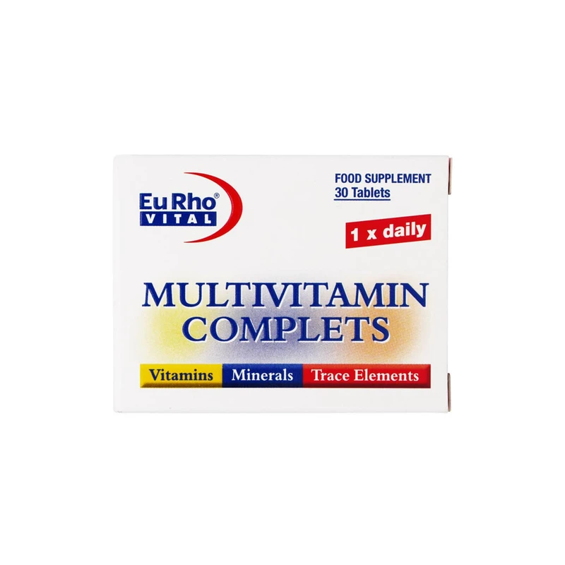 قرص مولتی‌ویتامین کمپلکس یورو ویتال 30 عددی/ EuRho Vital Multivitamin Complex 30 tablets