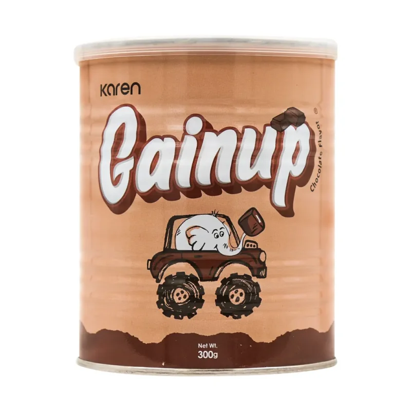 پودر افزایش وزن گین‌ آپ کارن - طعم شکلات ۳۰۰ گرم / Karen Gainup - Chocolate Flavor Net Wt. 300g