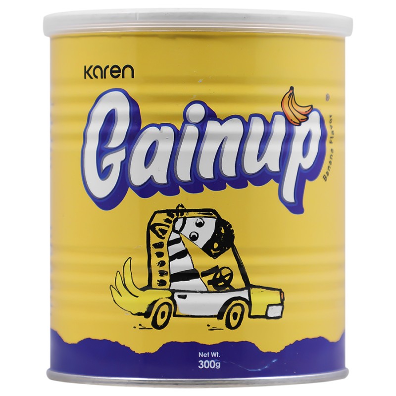 پودر افزایش وزن گین‌ آپ کارن - طعم موز ۳۰۰ گرم / Karen Gainup - Banana Flavor Net Wt. 300g