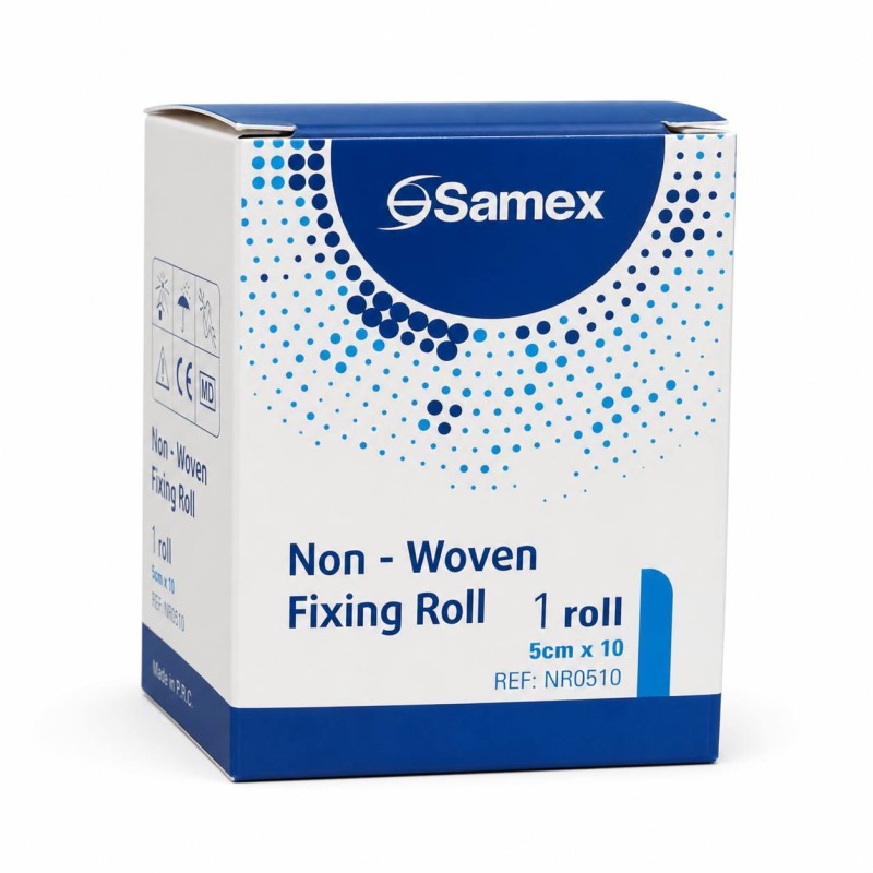 رول چسب ثابت‌کننده پزشکی سامکس ۵ سانتی‌متر × ۱۰  / Samex Non-Woven Fixing Roll (5cm x 10)
