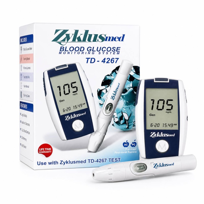 دستگاه سنجش قند خون زیکلاس مد مدل Zyklusmed Blood Glucose Monitoring System TD-4267/ TD-4267