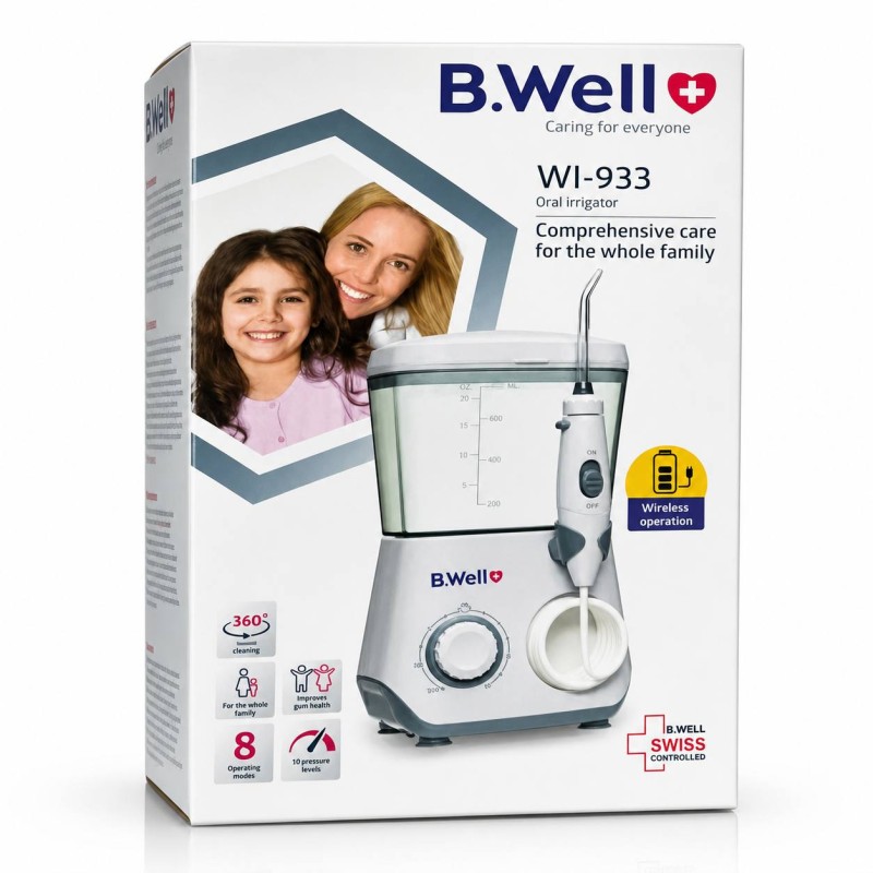 دستگاه شستشوی دهان و دندان بی‌ول مدل   B.Well Oral Irrigator WI-933 /WI-933