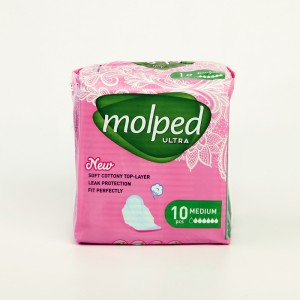 پد بهداشتی مولپد اولترا سایز متوسط 10 عددی