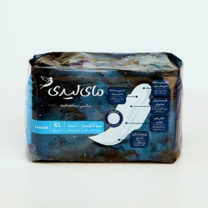 پد بهداشتی مای لیدی مکسی نیمه ضخیم شب بسته 10 تایی سایز XL