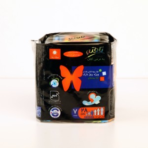 پد بهداشتی تافته بسته ۷ عددی بالدار نازک ویژه روز