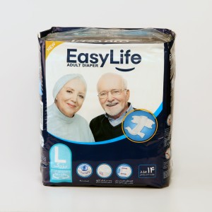 پوشینه چسبی بزرگسال ایزی لایف سایز بزرگ بسته 14 عددی