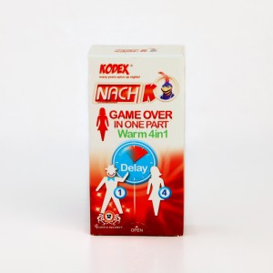 کاندوم گیم اور کدکس مدل GAME OVER بسته 12 عددی