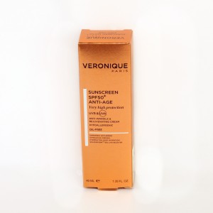 ضدآفتاب ضدچروک ورونیک VERONIQUE SPF 50+ مدل Anti-Age مناسب انواع پوست