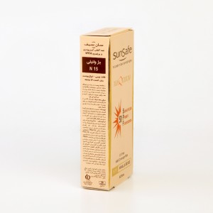 ضدآفتاب کرم‌پودری سان‌سیف MAQUISUN SPF50 – رنگ N15 وانیلا بژ (بدون چربی، پوشش‌دهی بالا)