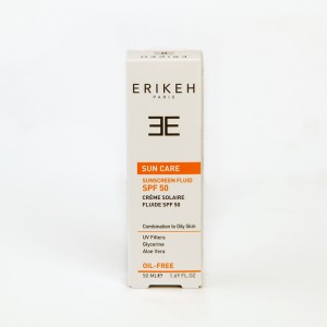کرم ضدآفتاب اریکه مدل Sunscreen Fluid SPF 50 مناسب پوست مختلط تا چرب (فاقد چربی)