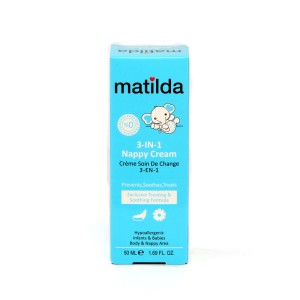 کرم محافظ و ضدالتهاب پای کودک ماتیلدا مدل 3-in-1 حجم 50 میلی‌لیتر