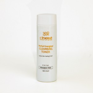 تونر پاک‌کننده گیاهی سینره مدل Herbal Energizer مناسب انواع پوست حجم 150 میلی‌لیتر
