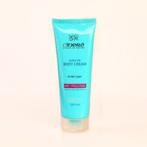 کرم بدن آنتی‌پولوشن سینره مدل Hydra Silk حجم 250 میلی‌لیتر