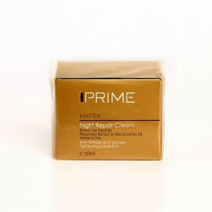 کرم شب ترمیم‌کننده و ضدچروک پرایم مدل Matex Night Repair حجم 50 میلی‌لیتر