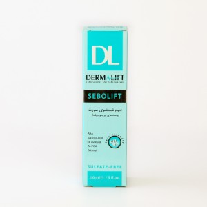 فوم شستشوی صورت درمالیفت SEBOLIFT – فاقد سولفات، مناسب پوست چرب و جوش‌دار
