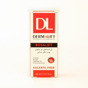 ژل شستشوی غیرصابونی درمالیفت ROSALIFT – فاقد سولفات، مناسب پوست‌های حساس