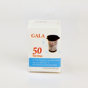 نوار تست قند خون GALA بسته ۵۰ عددی