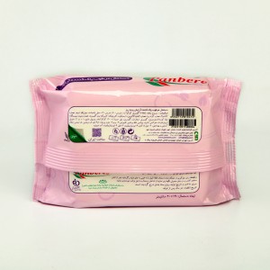 دستمال مرطوب پاک‌کننده آرایش پنبه‌ریز (20 عددی)