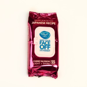 دستمال مرطوب پاک‌کننده آرایش دافی مدل Cherry Blossom (بسته 55 عددی)