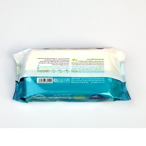 دستمال مرطوب کودک دافی مدل Sensitive حاوی آلوئه‌ورا و بابونه (بسته ۷۰ عددی)