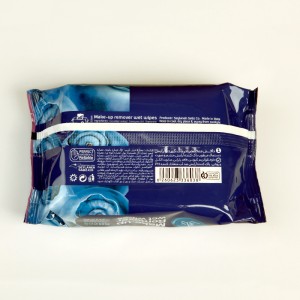 دستمال مرطوب آرایش پاک‌کن دافی مدل Q10 Plus آبی بدون پارابن و الکل
