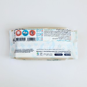 دستمال مرطوب کودک مای‌بیبی MyBaby مناسب پوست‌های حساس با عصاره بابونه – بسته ۷۰ عددی