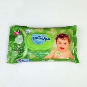دستمال مرطوب کودک مولفیکس Molfix حاوی لوسیون و مناسب پوست حساس – بسته ۷۰ عددی