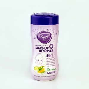 دستمال مرطوب پاک‌کننده آرایش دافی Dafi مدل 5in1 با عصاره‌های گیاهی – بسته قوطی‌ای