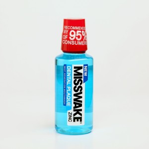 دهان‌شویه میسویک Misswake مدل Zinc Dental Plaque – کنترل پلاک و بوی دهان