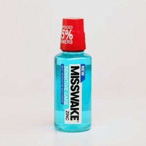 دهان‌شویه میسویک Misswake مدل Sensitive Care Zinc – مناسب دندان‌ها و لثه‌های حساس