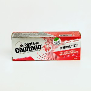 خمیر دندان کاپیتانو مدل Sensitive Teeth مخصوص دندان‌های حساس