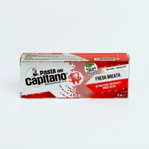 خمیر دندان کاپیتانو مدل Fresh Breath مخصوص خوشبوکنندگی دهان